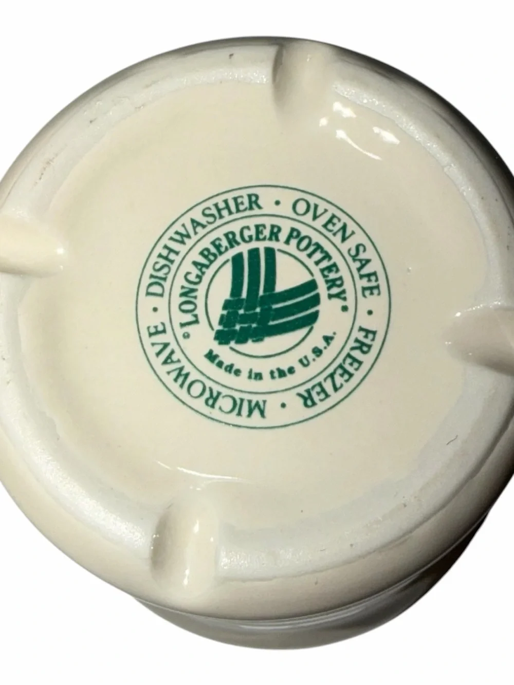 Longaberger Condiment Crock with Lid